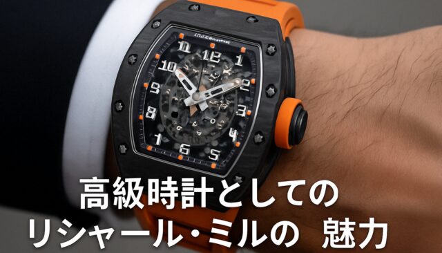 高級時計としてのリシャールミルの魅力
