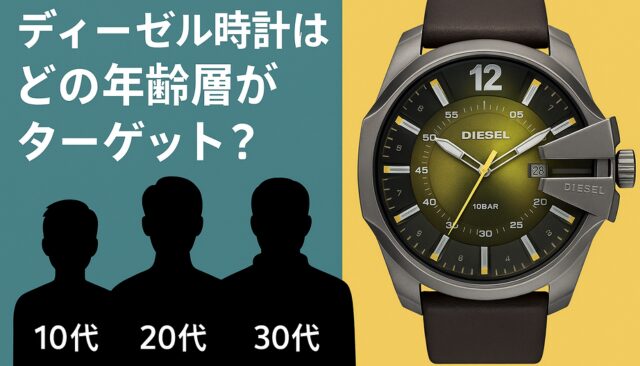 ディーゼル時計はどの年齢層がターゲット？